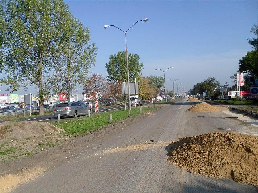 Wjazd od południa do Warszawy