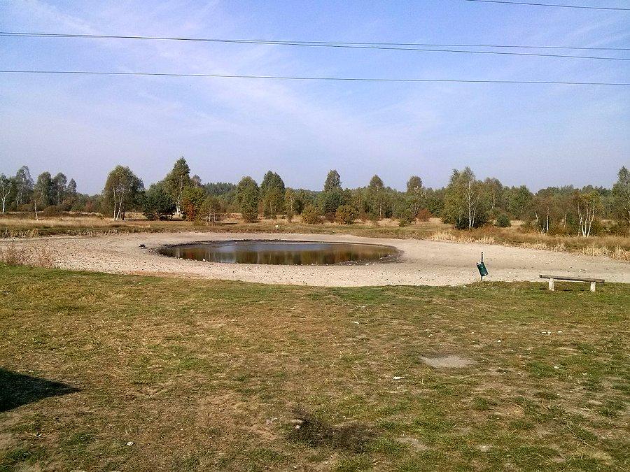 Jezioro krasowe w Kusiętach