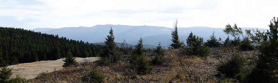 Widok na Karkonosze