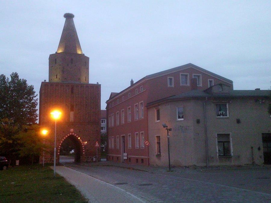 Zabytkowa brama wjazdowa do Pasewalku