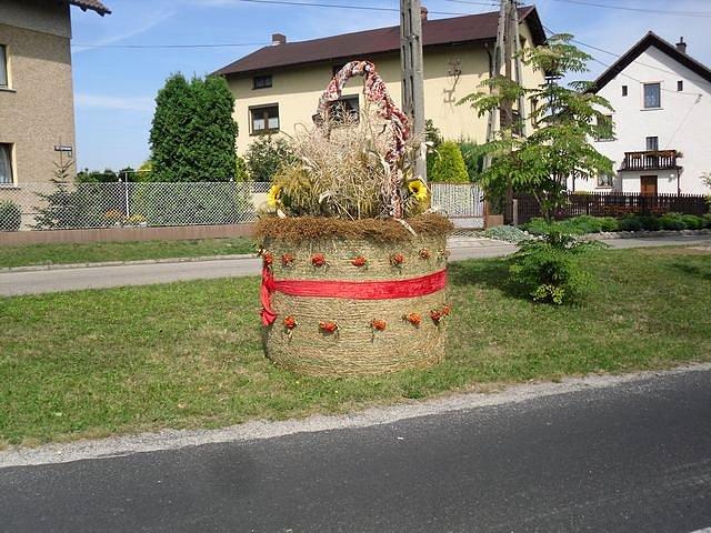 Pozostałość po dożynkach w Krzyżanowicach