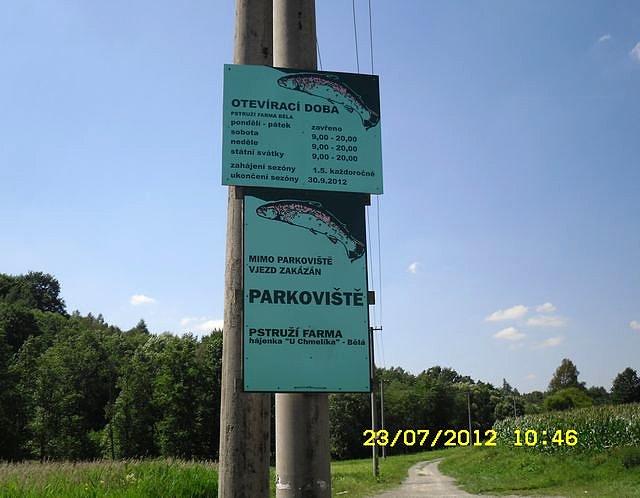 Ferma pstrągów na trasie do Białej