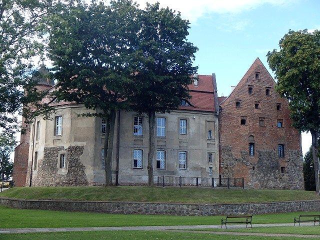 Zamek Joannicki w Świdwinie - widok od północy