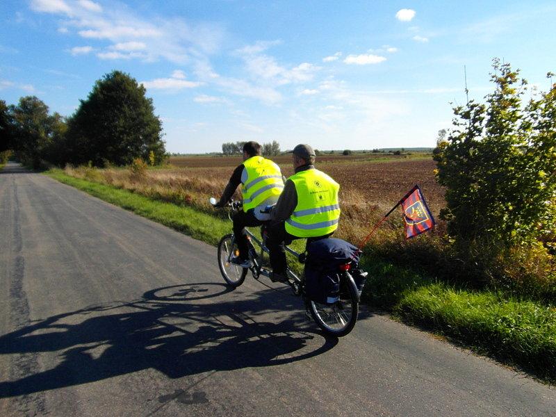 Niewidomi na tandemach- wycieczka Gdynia-Toruń 2015