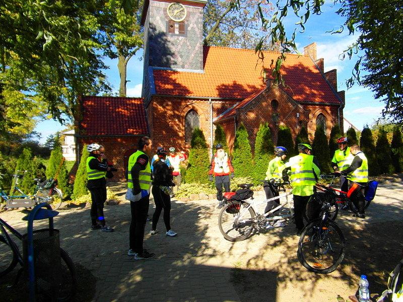 Niewidomi na tandemach- wycieczka Gdynia-Toruń 2015 - spotkanie w Krzywym Kole
