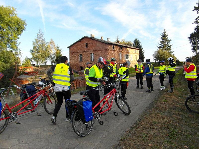 Niewidomi na tandemach- wycieczka Gdynia-Toruń 2015