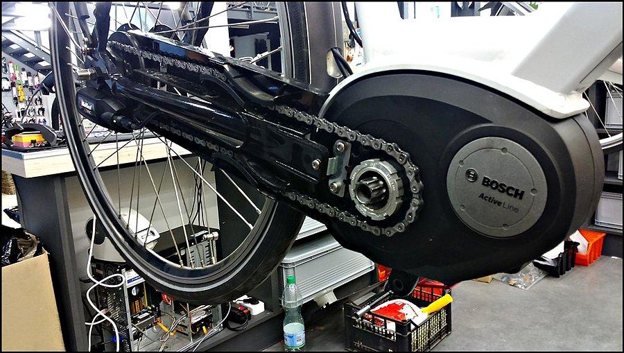 Silnik Bosch w rowerze Sparta B4
