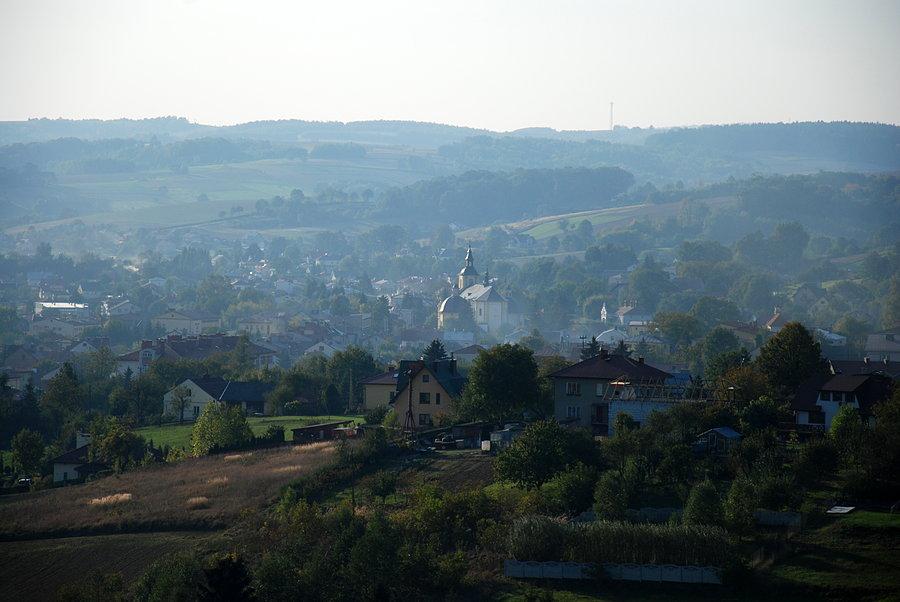 Czudec w oddali