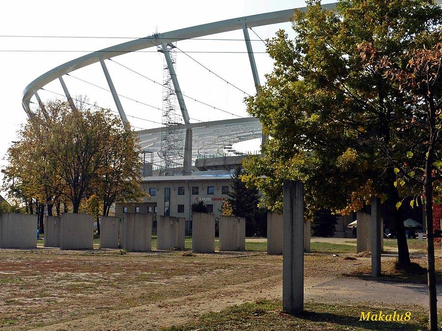 Stadion Śląski w budowie