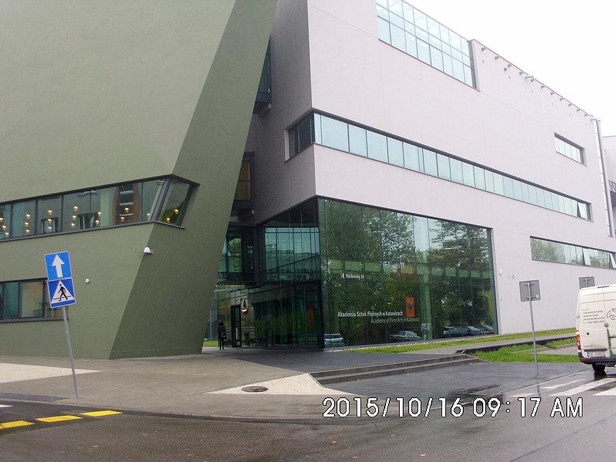 Nowy gmach katowickiej ASP przy ulicy Raciborskiej