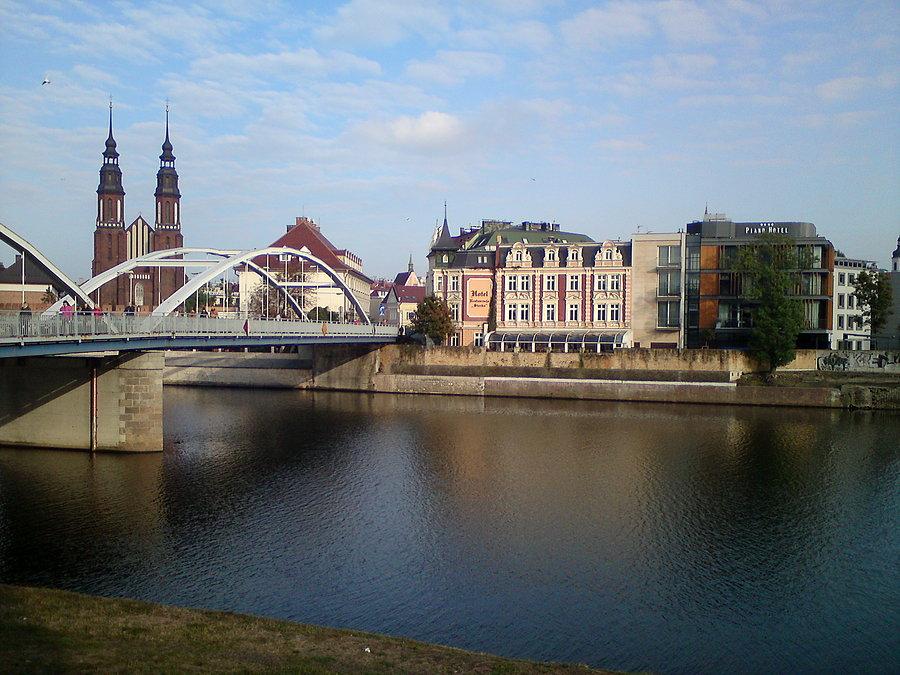 W kierunku centrum Opola
