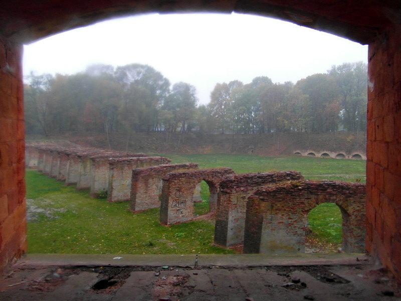 Widok z Bramy Dąbrowskiego– Twierdza Modlin- Nowy Dwór Mazowiecki