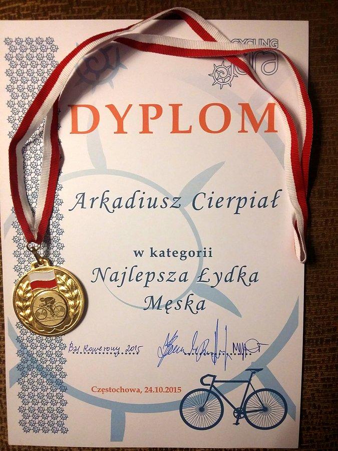 Dyplom i medal za "Najlepszą Łydkę Męską" ;)
