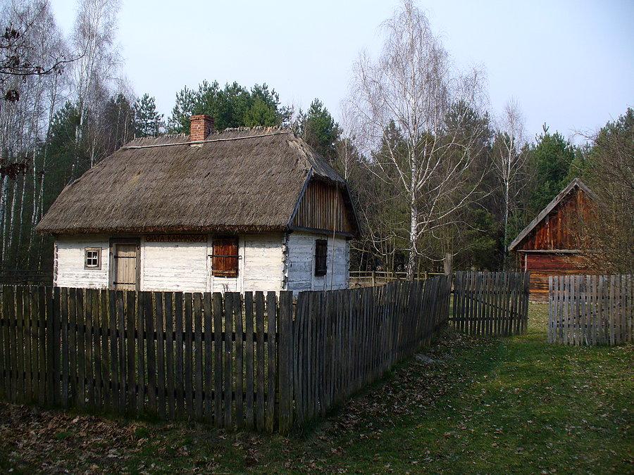 Skansen budownictwa puszczańskiego. Granica, Kampinoski PN
