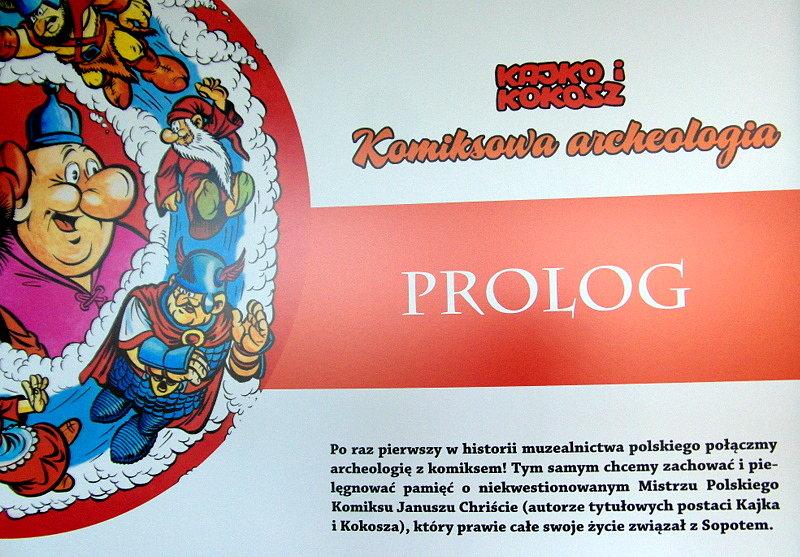 Muzeum Archeologiczne- Wystawa Kajko i Kokosz komiksowa archeologia -Sopot