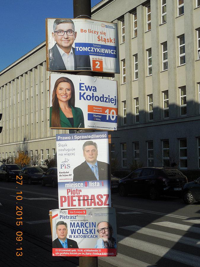 Powyborczo w Katowicach (jaki jest sens takiej formy kampanii???)