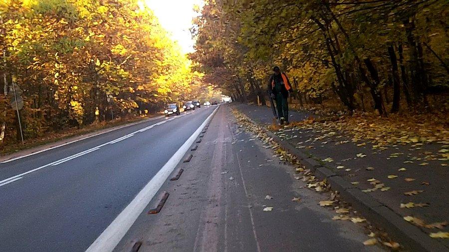 Odkurzanie chodników