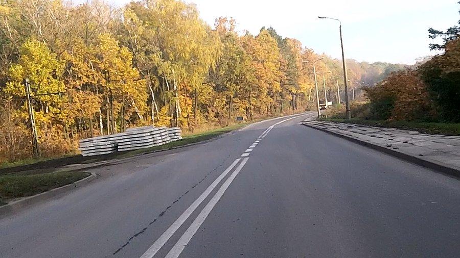 Za chwilę trzeba wjechać do parku :)