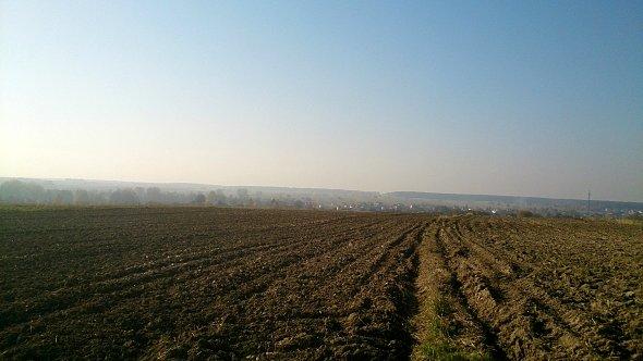 Pola i widok na Mętów