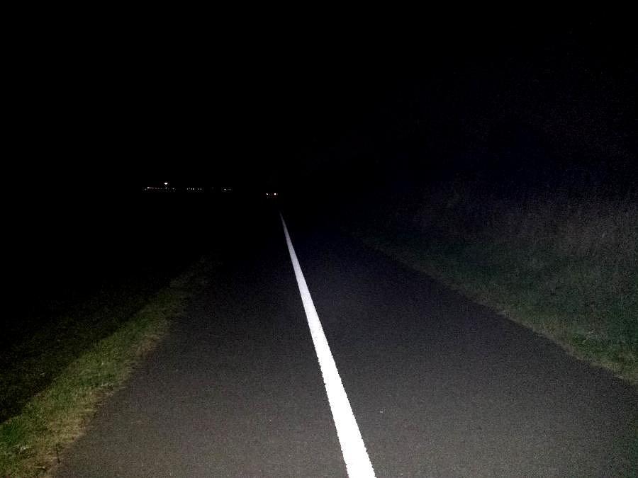 DDR-ka do Żarowa nocą
