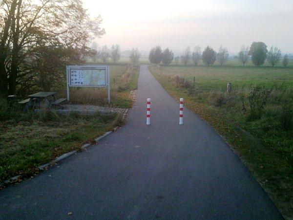 Pod Pasewalkiem na szlaku rowerowym Berlin-Uznam