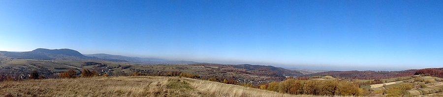 Panorama na Beskid Niski