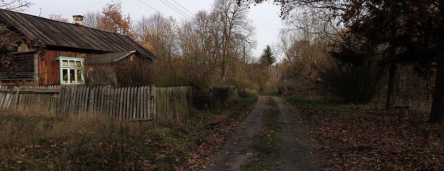 Famułki Królewskie, jedna z likwidowanych wsi. Kampinoski PN