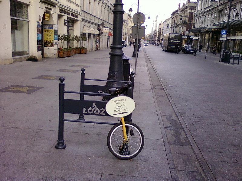 Reklamowy monocykl