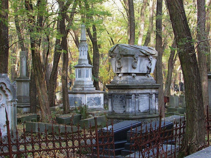 Cmentarz Żydowski - grób Henryka Wawelberga i Leona Goldstanda
