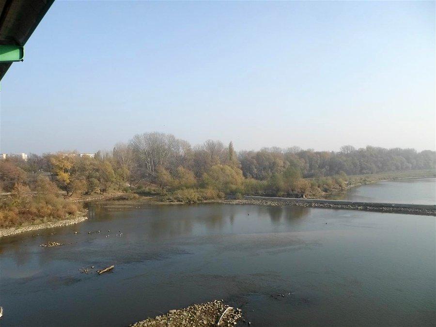 Wisła z mostu
