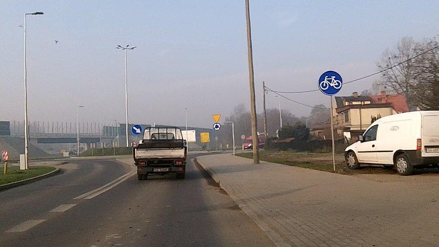 Nowa 20m ścieżka rowerowa w Gliwicach, miasto jest z niej dumne :)