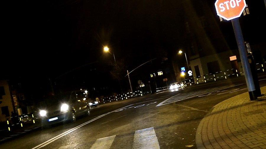 Postój na skrzyżowaniu Reymonta i Korczoka w Gliwicach