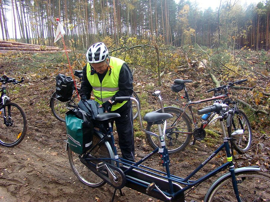 Szczeciński rowerowy Hubertus 2015. Aleksander znów powrócił do tandemowej jazdy