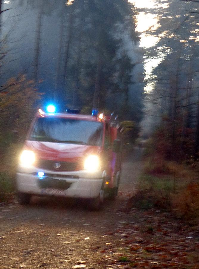 Straż pożarna przy Lisich Jamach