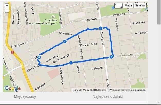 Mapa jazdy