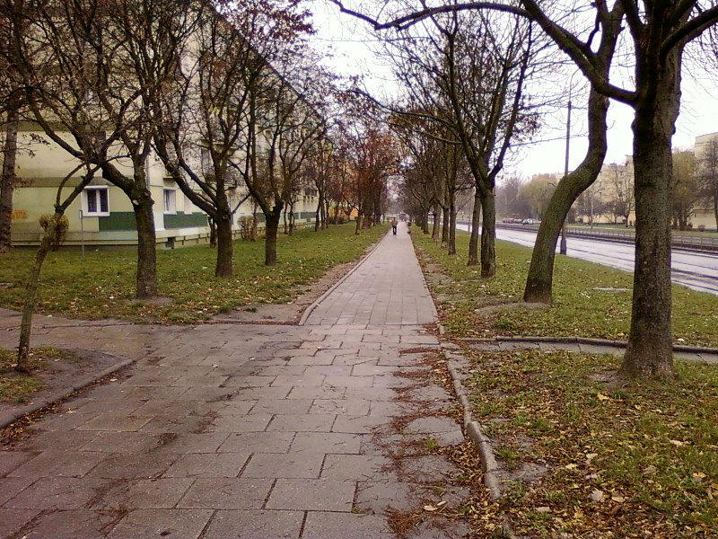 Chodnik na Paderewskiego