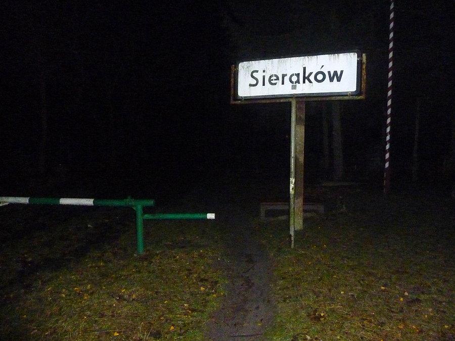 KPN nocą. Sieraków