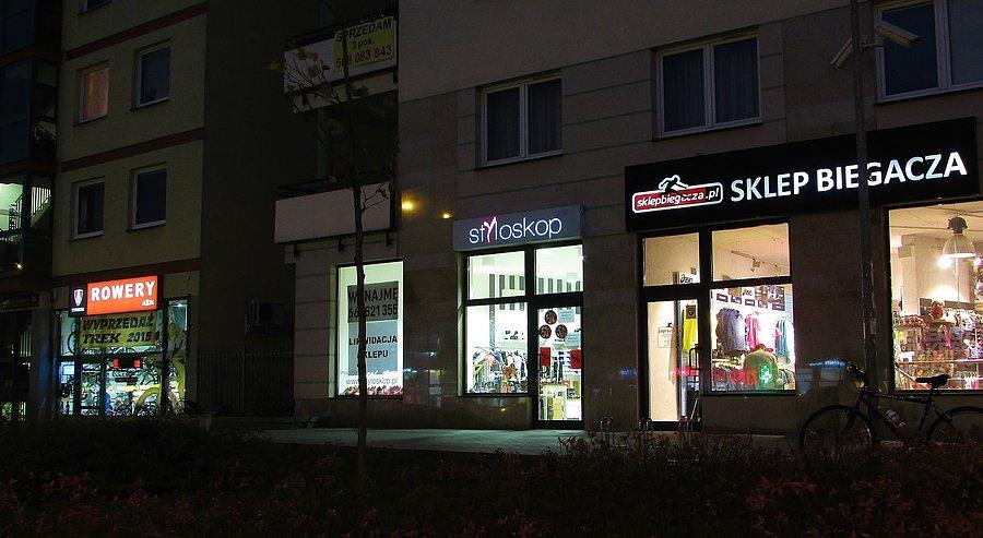 Biegowo i rowerowo na al. KEN