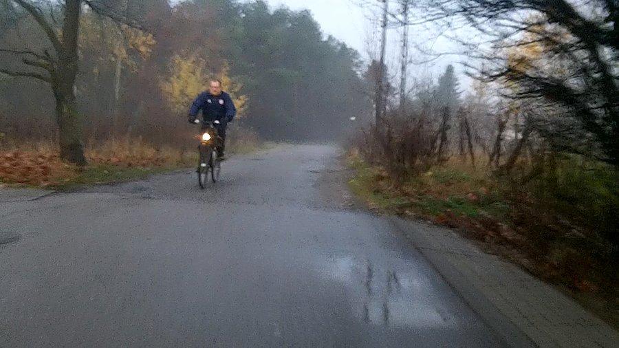 Nie tylko ja na rowerze :)