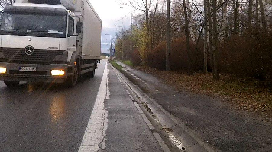 Dobrze, że było 20cm pobocza