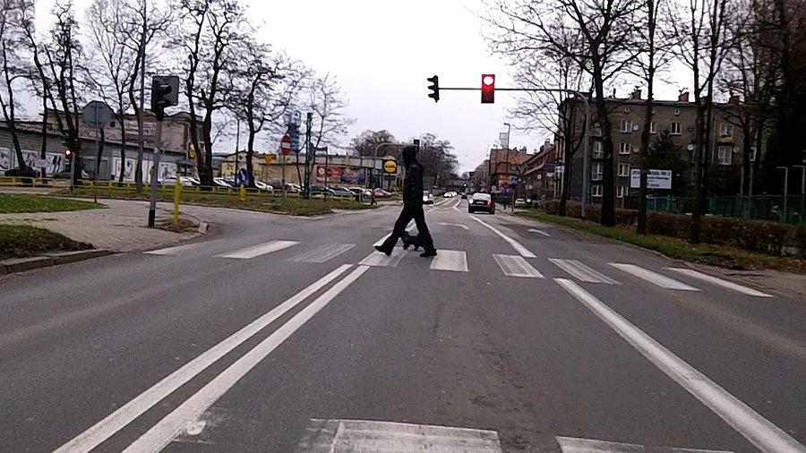 Na czerwonym w Zabrzu