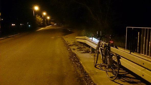 Rower na moście