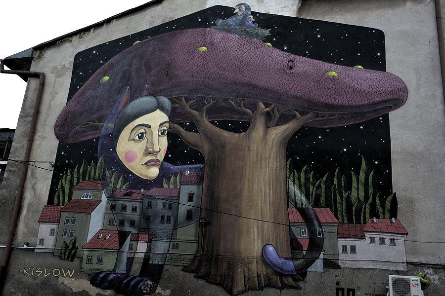 Mural na ul. Lubartowskiej w Lublinie