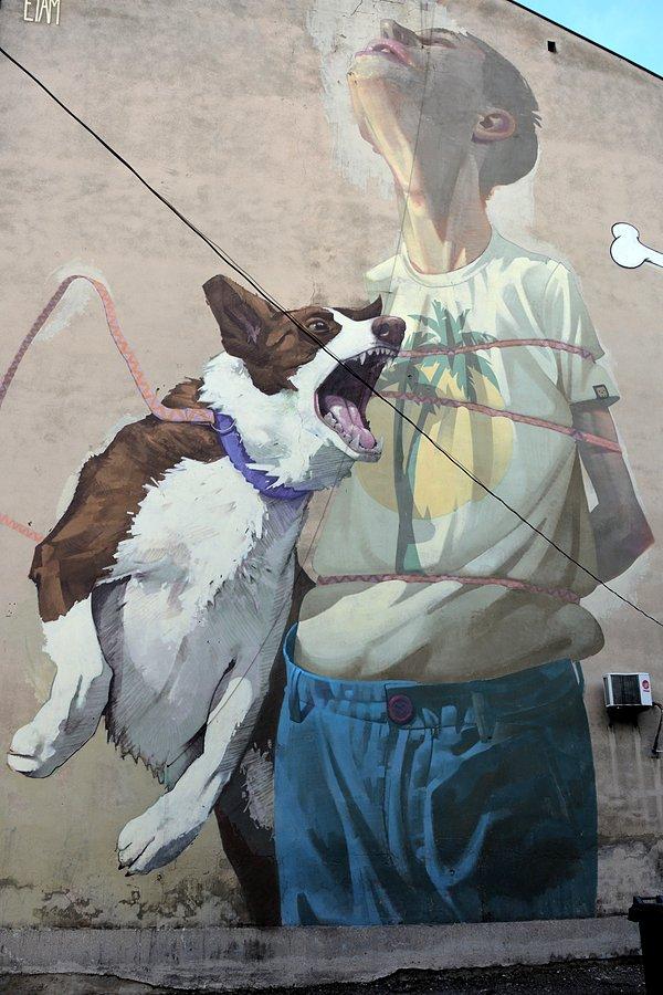 Mural na ul. Lubartowskiej w Lublinie