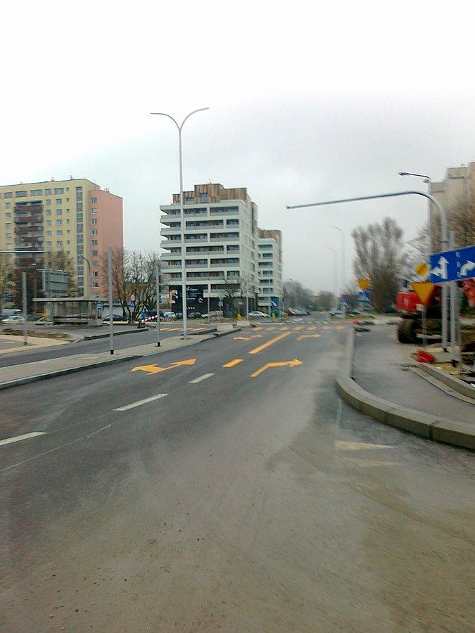 Teraz ma to ręce i nogi. Przejazd z Kopalnianejna i Sterniczą po przecięciu Lazurowej