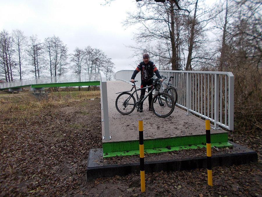 Szlak Green Velo - mostek na Baudzie