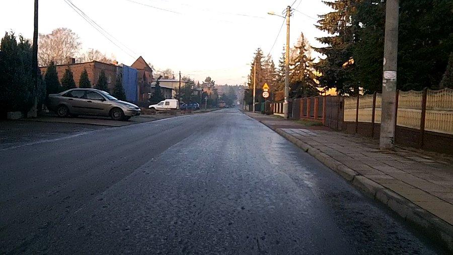 Piękne poranne lodowisko