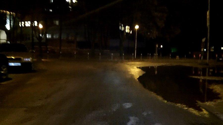 Rano był tutaj czysty lód