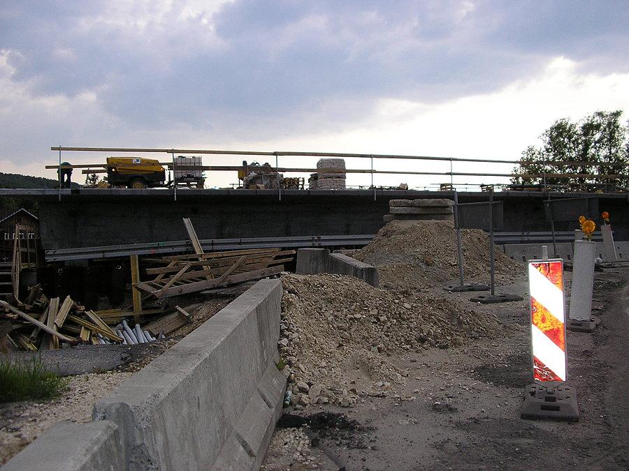Budowa estakady w Krzeszowicach