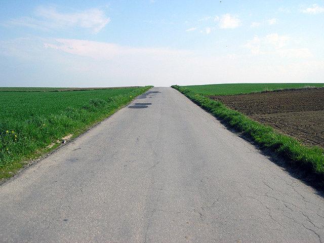 Niby płasko, ale jednak jest trochę górek